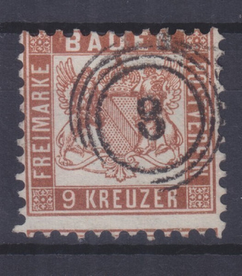 Saksa Reich Baden 1864 Mi 20