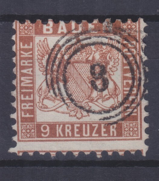 Saksa Reich Baden 1864 Mi 20