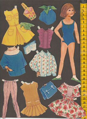 Paperinukke Kirsti 1950-luku