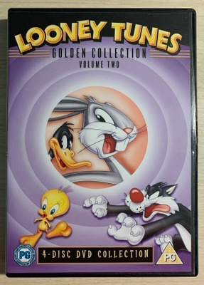 Looney Tunes -kokoelma 2 (4DVD) piirrosklassikoita (UUSI)