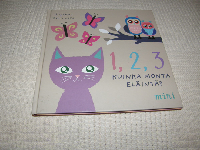 Susanna Olkinuora 1, 2, 3 kuinka monta eläintä?