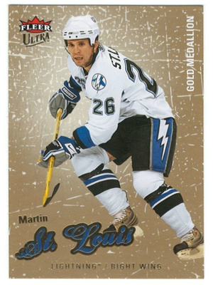 08-09 Fleer Ultra Gold Medallion #85 Martin St. Louis