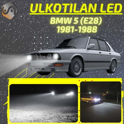 5 (E28) 1981-1988 Ulkoiset LED -valot