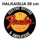 UUSI PYÖREÄ FENDER MATTO Halkaisija 59 cm ILMAINEN TOIMITUS - pikkukuva 5