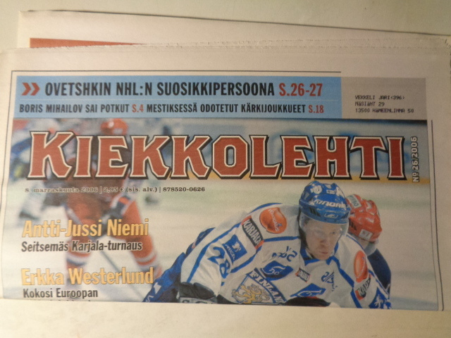 Kiekkolehti Nro 26/2006 (24.11)