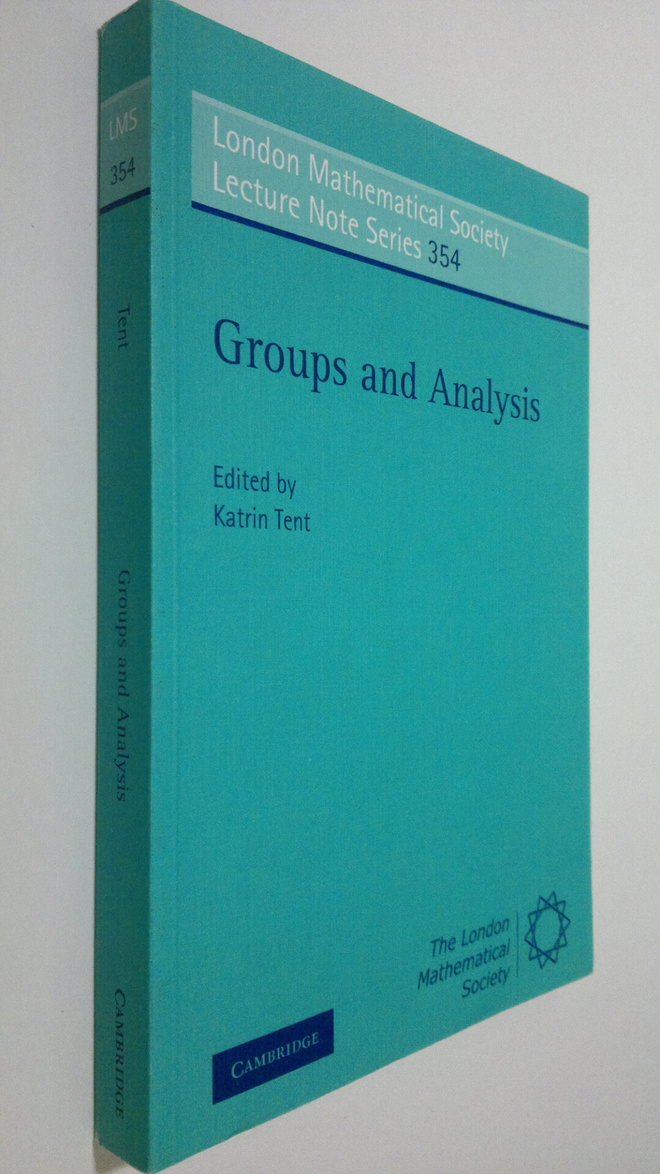 Katrin Tent : Groups and Analysis