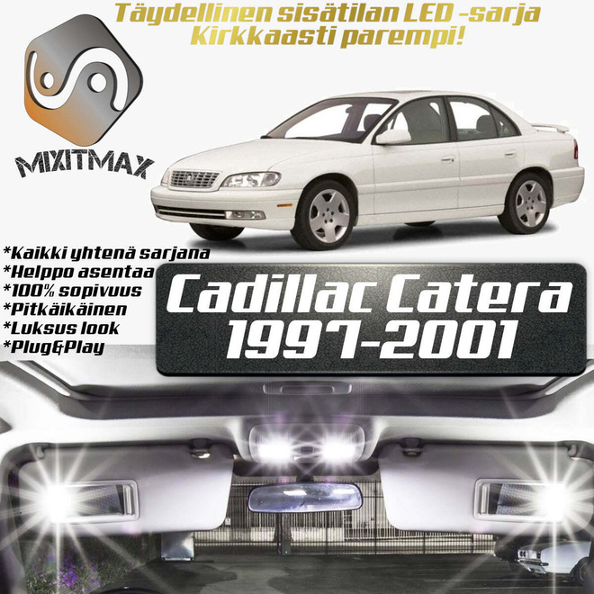 Cadillac Catera Sisätilan LED-sarja 17-osainen