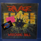 RAVAGE - WRECKING BALL M-/EX+ EU - 86 LP - pikkukuva 1