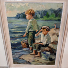 Orvo Raatikainen 1914-2000 "Onkipojat" - pikkukuva 3
