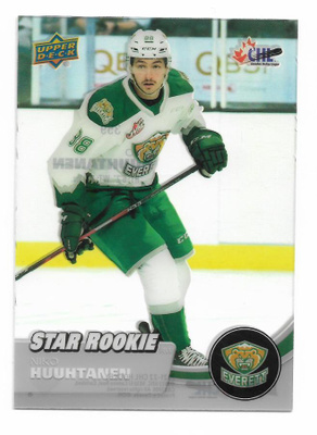 2021-22 CHL Hockey Star Rookie Clear Cut #359 Niko Huuhtanen
