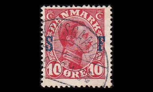 Tanska MIL_2 o Sotilasmerkki 10 öre (1917)