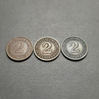 Saksa 2 pfennig 1923A,1924E,1925A - pikkukuva 2