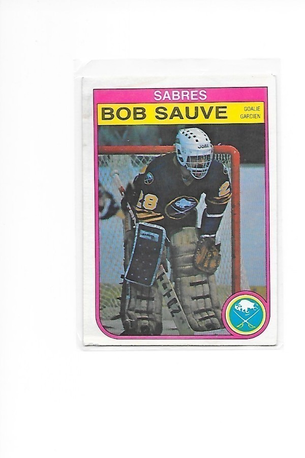 1982-83 OPC #34 Bob Sauve Buffalo Sabres MV