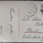 Pp-leima ANIANPELTO vanhalla joulukortilla 1924 - pikkukuva 1