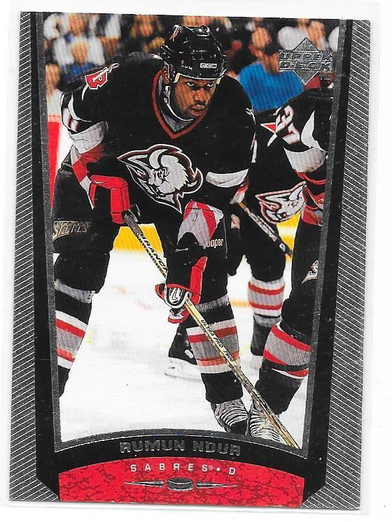 1998-99 Upper Deck #229 Rumun Ndur Buffalo Sabres gooni
