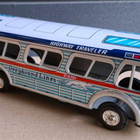 Greyhound Lines pelti linja-auto pienoismalli bussi - pikkukuva 2