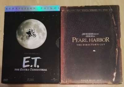 E.T. ja Pearl Harbor dvd:t