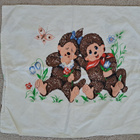 Vintage Monchhichi -tyynyliina - pikkukuva 1