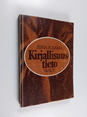 Juha Rikama : Kirjallisuustieto