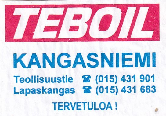 KANGASNIEMI, TEBOIL   6/6