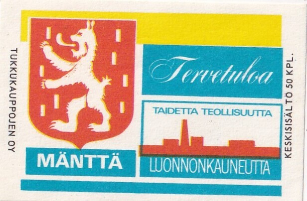 Mänttä, Vaakuna, Tervetuloa  , s74