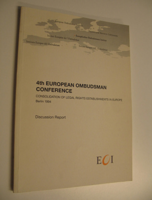 Thomas E. Walzel von Wiesentreu : 4th European ombudsman ...