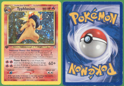 Pokémon Typhlosion 1st