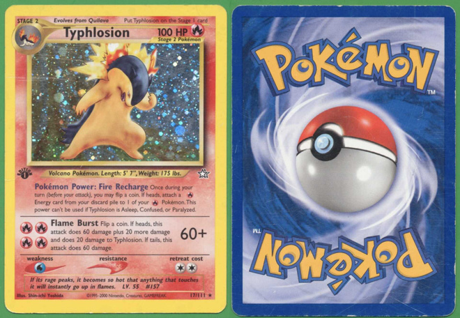 Pokémon Typhlosion 1st
