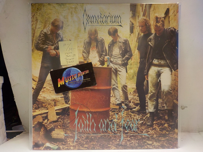 CEMETARIUM - FAITH AND FEAR - M-/M- LP