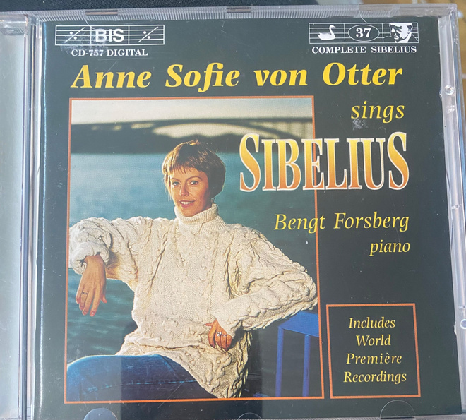 Anne Sofie von Otte sings Sibelius cd 1995