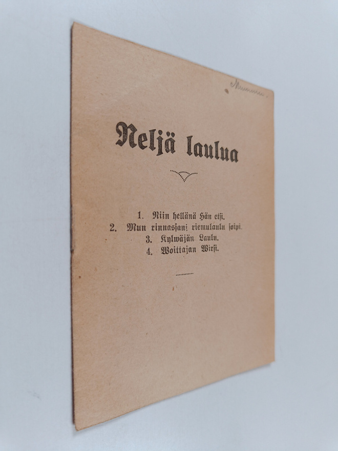 Neljä laulua