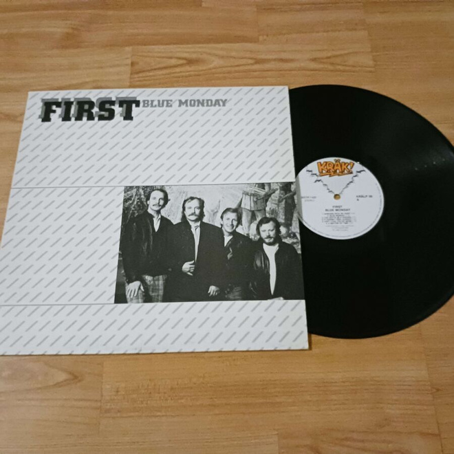 First - Blue Monday lp orig 1986 Rock'n'Roll hieno