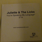Juliette and the licks you're speaking my language promo cdr - pikkukuva 2