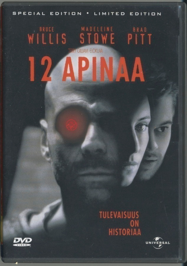 12 APINAA – Suomi-DVD 1995 / 2003 - Gilliam, Willis, Pitt