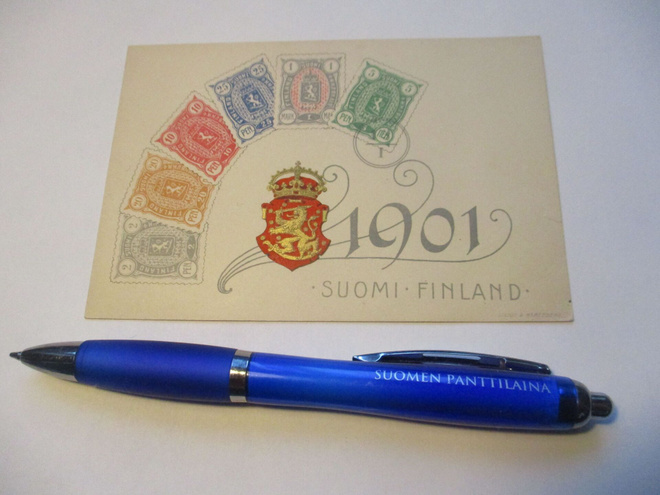 Postimerkkien muistokortti 1901 *