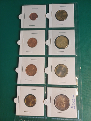 Suomi   Euro kolikkosarja - v 2004   Kl, 9/10  Katso kuvaus.
