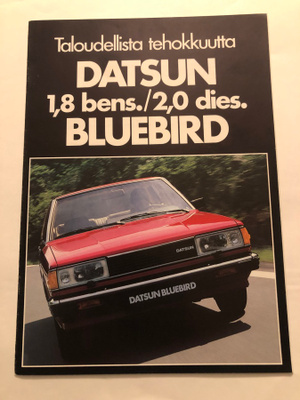 Myyntiesite - Datsun Bluebird - 1982