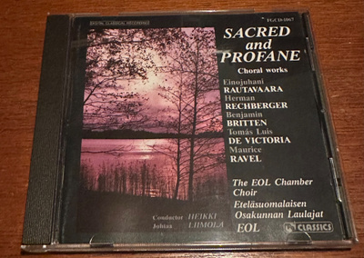 EOL Chamber Choir / Heikki Liimola: Sacred and Profane 1991