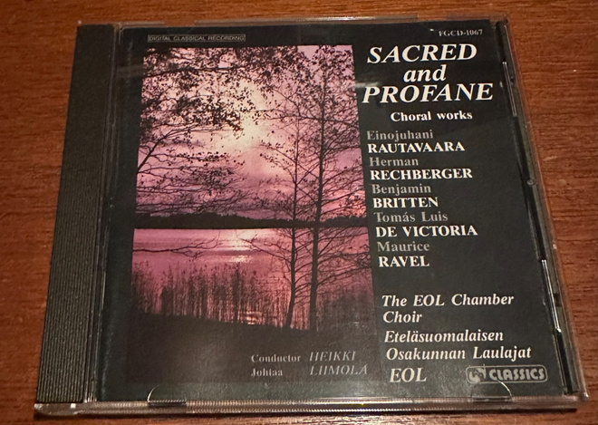 EOL Chamber Choir / Heikki Liimola: Sacred and Profane 1991