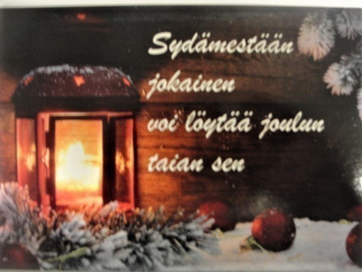 NO 8 - SYDÄMESTÄÄN JOKAINEN VOI LÖYTÄÄ JOULUN TAIAN
