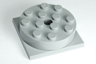 Lego Turntable / Kääntöpöytä ( Light bluish gray )
