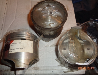 Fiat 128,Uno 1116cc männät 0,40mm ylikoko 3kpl