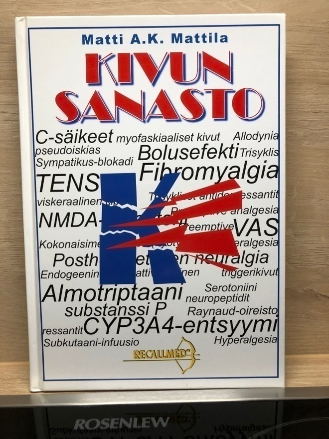Matti A.K. Mattila: KIVUN SANASTO