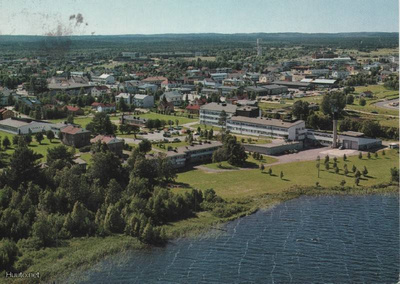 Kuusamo kirkonkylä ilmakuva