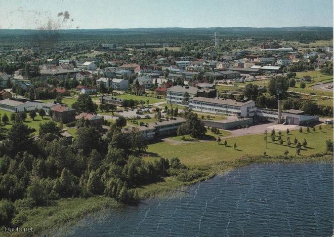 Kuusamo kirkonkylä ilmakuva