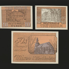 Saksa Notgeld 10, 25, 50 Pfg, Mirow 1922 - pikkukuva 1