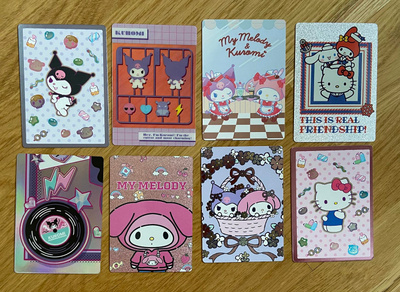 Sanrio Panini 8 keräilykorttia