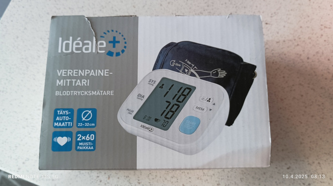 Ideale verenpaine mittari
