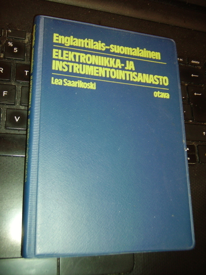 Englantilais-suom. elektroniikka- ja instrumentointisanasto