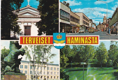 KIRKKOKORTTI - HAMINAN KIRKKO - 1